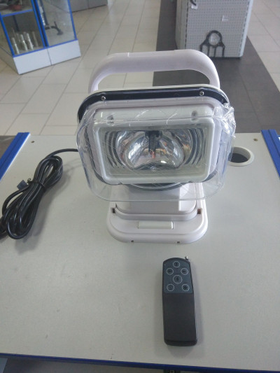 ФАРОИСКАТЕЛЬ 12/24v, 55W Ксенон,пульт д/у,цвет белый